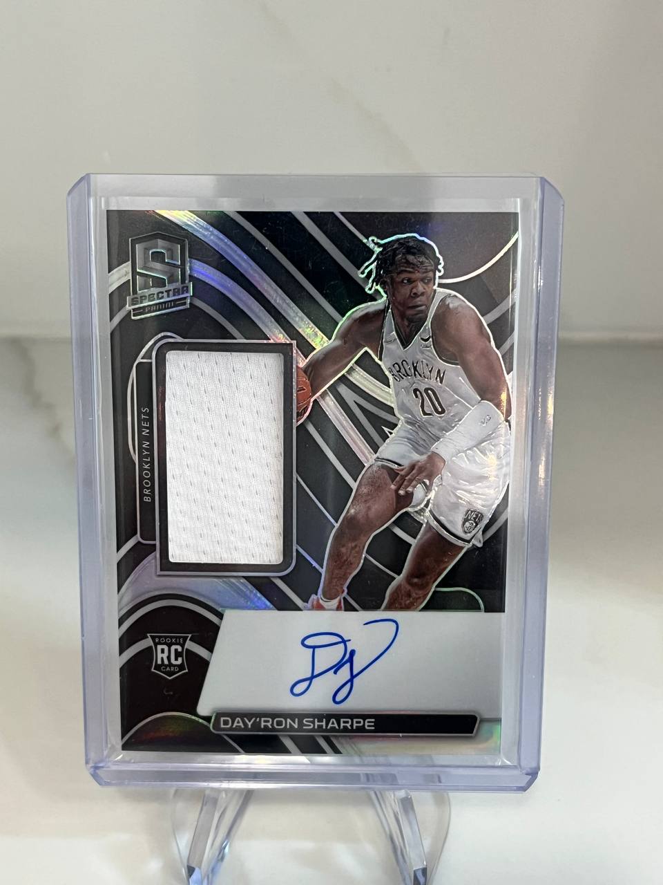 2021 Day'ron Sharpe - Rookie Signed & Patch Basketball